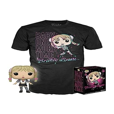 Image of Funko POP Collectors Box Britney Spears Vinyl Figure + X Large T Shirt
