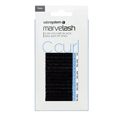 Image of salonsystem Lash Extensions 0.20 Volume 11 mm, Black