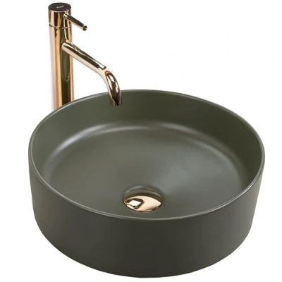 Image of REA U4567 green Bathroom Sink Made of Ceramic Sami Matt