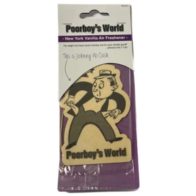 Image of Poorboys World Hanging Air Freshener Vanilla