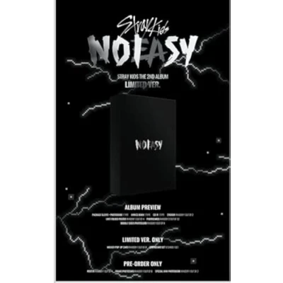 Image of STRAY KIDS NOEASY LIMITED EDITION The 2nd Album+Photobook+Limited Version Benefit+Pre Order Benefit+Folded Poster+Bonus (Acrylic key and photocard)