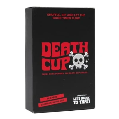 Image of Let&#039;s drink to that Death Cup Ring of Fire Card Game Halloween Party Kings Drinking Games Adult &amp; For Adults