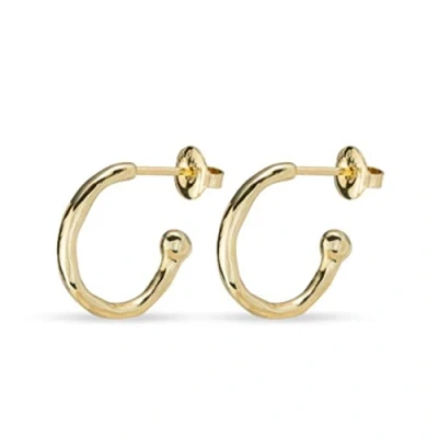 Image of UNOde50 Hoop Earrings, one size, Gold, Not applicable