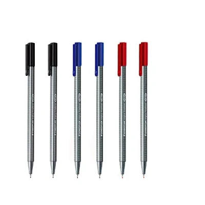 Image of Staedtler Triplus Fineliner 0.3mm (2 Black &amp; 2 Red Blue) by Steadtler