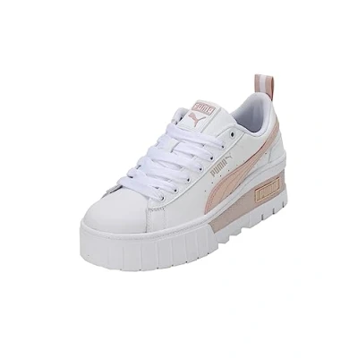 Image of PUMA MAYZE LTH Womens White Sneaker 381983 17, White, 5