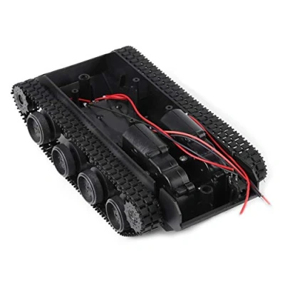 Image of Tank Chassis, Lightweight Shock Robot Chassis Absorbed Plastic DIY Kit with 130 Motor 3V 7V