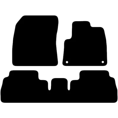 Image of Carsio Carpet Car Mats For Citroen Berlingo Multispace 2018+ Onwards Tailored Fit Floor Mat Set Complete Accessory Black Custom Fitted All Weather, Anti Slip Backing &amp; Trim