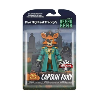 Image of Funko Action Figure: Five Nights At Freddy&#039;s (FNAF) Dreadbear Captain Foxy Collectable Toy Gift Idea Official Merchandise Video Games Fans