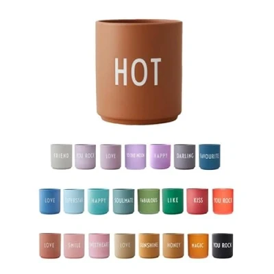 Image of Design Letters Coffee cup Christmas Gifts for Women &amp; Men Porcelain Mug Decorations, Table Decoration Presents Tea Novelty 250 Ml
