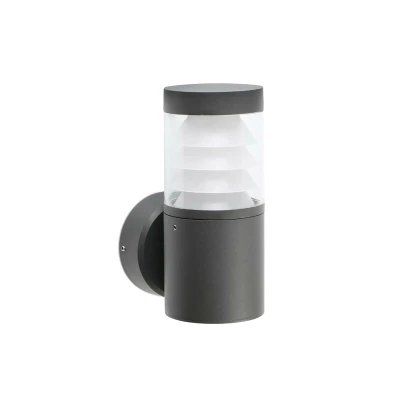 Image of Plim Outdoor LED 3 Wall Lamp Dark Grey 10W 3000K IP65