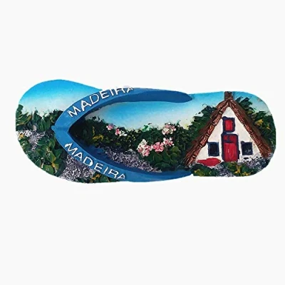 Image of Madeira Portugal 3D Fridge Magnet Travel Souvenir Gift Collection,Home Kitchen Decoration Magnetic Sticker,Madeira Refrigerator