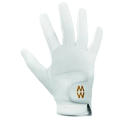 Image of 1 Pair White Macwet Short Mesh Sports Gloves Unisex 11