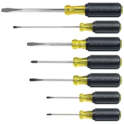 Image of Klein Tools 7 Piece Cushion Grip Screwdriver Set 85076