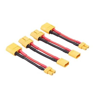 Image of OliRC 4pcs XT30 XT 30 to XT60 60 Male Female RC Connector Adapter with 16awg 5cm(C84 4)