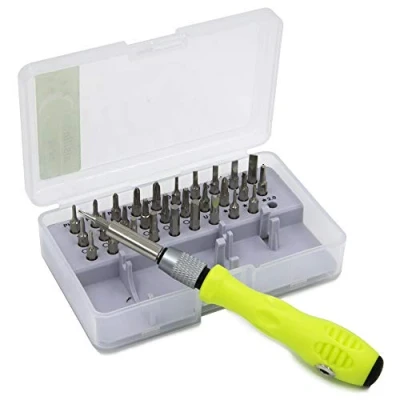 Image of MMOBIEL Professional Screwdriver Repair Tool Kit 32 in 1 with 30 Bits incl Extension Shaft, for Electronic Devices