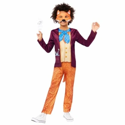 Image of Amscan 9916242 Kids Official Roald Dahl Fantastic Mr Fox Boys World Book Day Costume Age: 4 6 Yrs