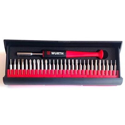 Image of WURTH Precision Screwdriver Set Watch Electronical Mobile Repair 29 PCS