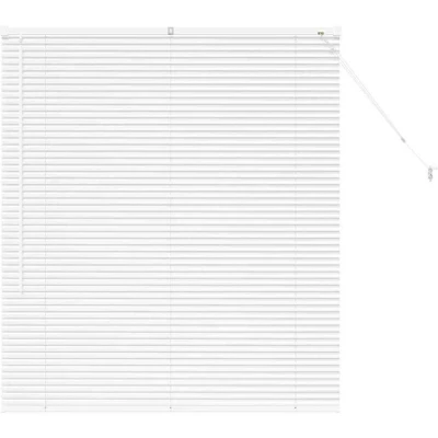 Image of With Curtains Other Manual White 110 x 130 cm Aluminium Vidaxl