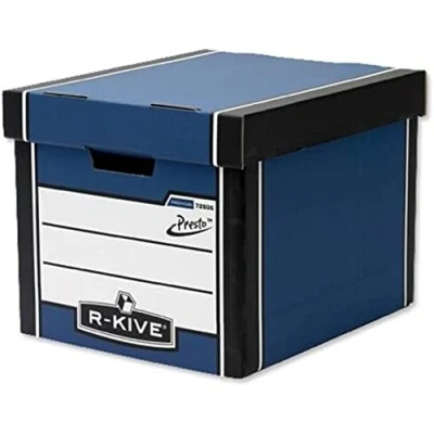 Image of Bankers Box Premium Tall Storage Blue (Pack of 10)