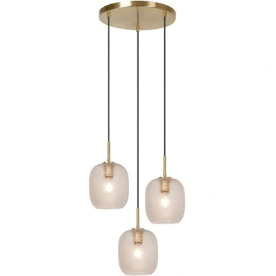 Image of Alicent Pendant light Ø35cm 3xE27 Matt Gold, Brass