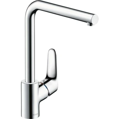 Image of hansgrohe Focus M41 kitchen tap, 1 spray, sink tap with spout height 280 mm, mixer swivel spout, chrome