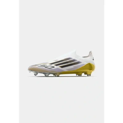 Image of adidas Performance Moulded stud football boots, Men&#039;s, Size: 9, Footwear white core black gold metallic shoes