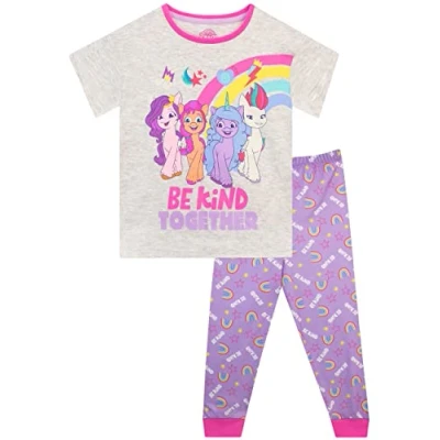 Image of My Little Pony Girls Pyjamas Multicoloured 10 11 Years