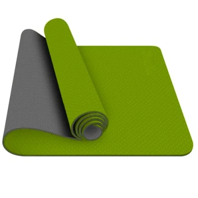 Image of XN8 TPE Yoga Mat Thick Non Slip Eco Friendly Dual Layered Exercise for Gym Pilates Workout Exercises Aerobic Planks with Carrying Strap