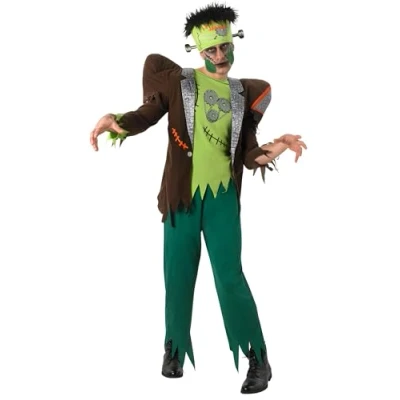 Image of Rubie&#039;s 810185STD000 Frankenstein Halloween Monster Costume Set Generic, Multicolor, STD