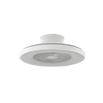 Image of Lindby Smart LED ceiling fan Paavo, white, quiet, Tuya