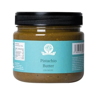 Image of Nutural World Crunchy Pistachio Butter (1kg) / 100% Pure Single Ingredient Great Taste Award Winner