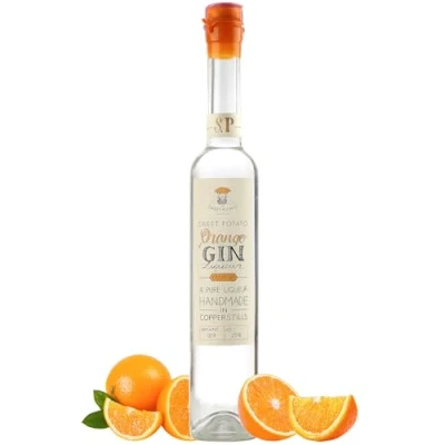 Image of The Sweet Potato Spirit Orange Gin Liqueur 25% ABV, Made w/Handpicked Potatoes &amp; Natural Ingredients Vegan Flavoured with Tangy Notes for Cocktails Desserts 50cl