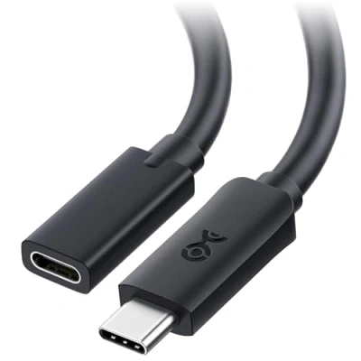 Image of Cable Matters 40Gbps USB 4 Extension 0.5m, True Reversible Design, Works with Thunderbolt Port (USB C Cable/USB Extender), Compatible