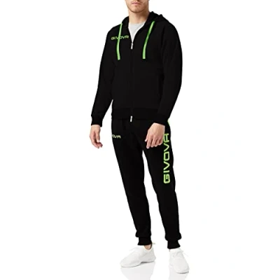 Image of Givova, suit king, black/green fluo, 2XS