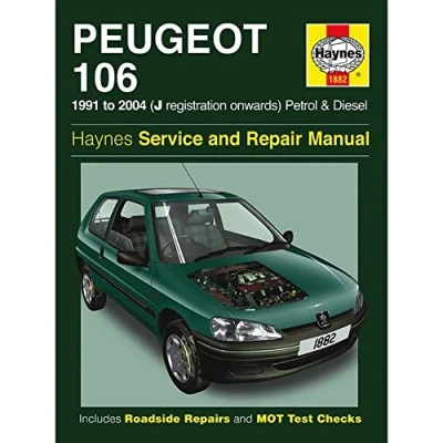Image of Peugeot 106 Petrol &amp; Diesel (91 04) Haynes Repair Manual (Paperback)