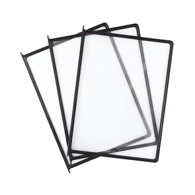 Image of Leviatan Display Panel A4 Polypropylene Pack of 10 Black