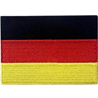 Image of Germany Flag Embroidered Emblem German Applique Iron On Sew Patch