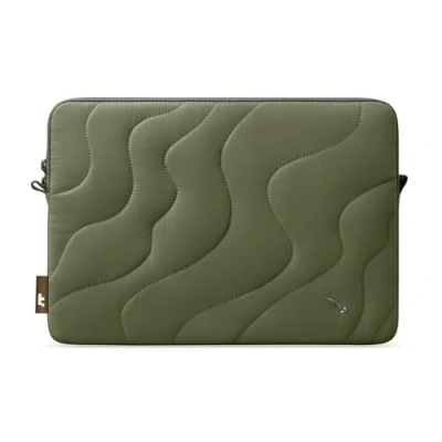 Image of tomtoc 360 Protective Puffy Laptop Sleeve for 14 inch MacBook Pro M4/M3/M2/M1 Pro/Max A3112 A3401 A3185 A2992 A2918 A2779 2024, 13.5/13.8 Surface 7(Copilot+ PC)/6/5/4/3, Quilted Design