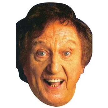 Image of FoxyPrinting Ken Dodd Celebrity Cardboard Party Face Mask Fancy Dress