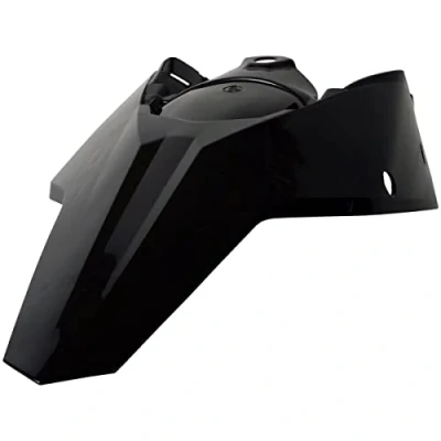 Image of Polisport KTM Rear Fender Side Panels SX SXF 2007 2010 EXC EXCF 2008 2011, Black Motocross4u
