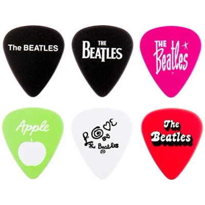 Image of Perri&#039;s Leathers LP TB4 The Beatles Guitar Picks (Pack of 6)