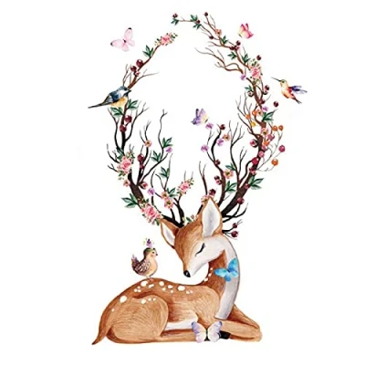 Image of cukol Elk Cross Stitch Kits for Adults, Deer 11ct Pre Printed Stamped Counted Adults Beginners Kids UK, Easy Patterns, Embroidery