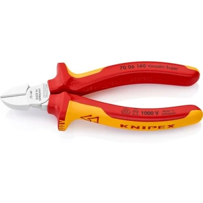 Image of KNIPEX 71 01 160 SB CoBolt® S Compact Bolt Cutters plastic coated black atramentized mm (self service card/blister)