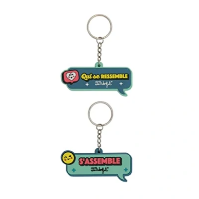 Image of Set of 2 Key Rings Assembled