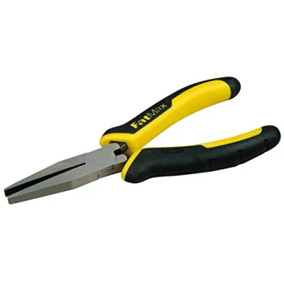 Image of Stanley 0 84 495 6 inch FatMax 150mm Flat Nose Pliers
