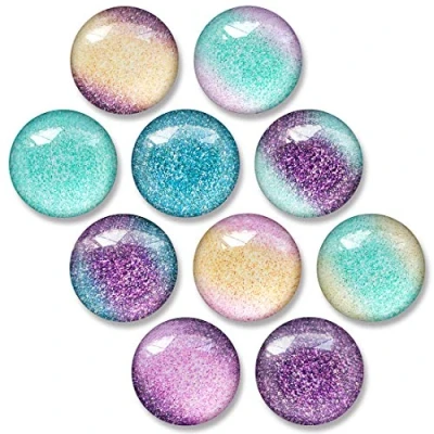 Image of Fridge Magnets 14PCS, 3D Unicorn Glass Magnets, Decorative for Fridge, Whiteboards, Office, Home, Kitchen(Unicorn)
