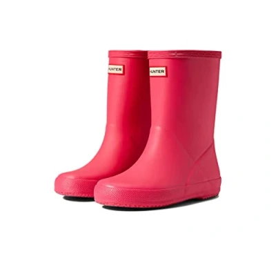 Image of Hunter Kids Original First Classic Junior Wellies Bright Pink RBP C9 (27)