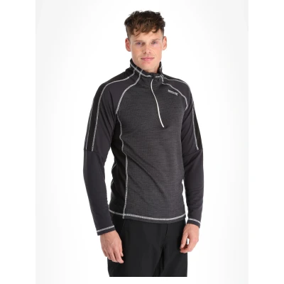 Image of Regatta Men&#039;s Hepley Half Zip Lightweight Fleece Ash Black, Size: Xxl