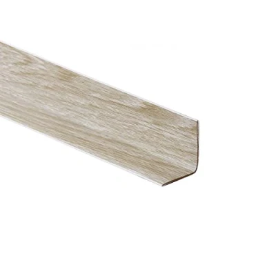 Image of VP Flexible Skirting Board Self Adhesive Trim PVC Angle Light Oak 15m Long