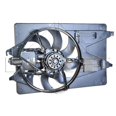 Image of 1151829, 1152936, 1211138, 1331402, 1348023 Cooling fan NRF 47262 383mm 12V 250W with radiator shroud control unit FORD: MONDEO 3 Kombi